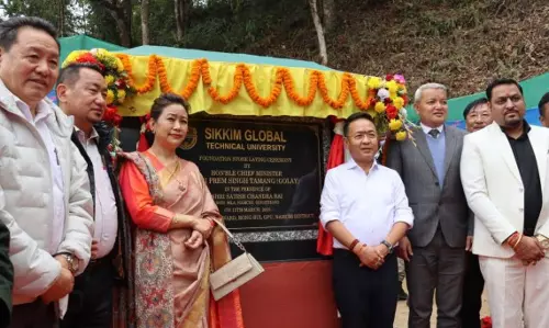 मुख्यमंत्री ने नामची में सिक्किम ग्लोबल टेक्निकल यूनिवर्सिटी की आधारशिला रखी मुख्यमंत्री ने नामची में सिक्किम ग्लोबल टेक्निकल यूनिवर्सिटी की आधारशिला रखी