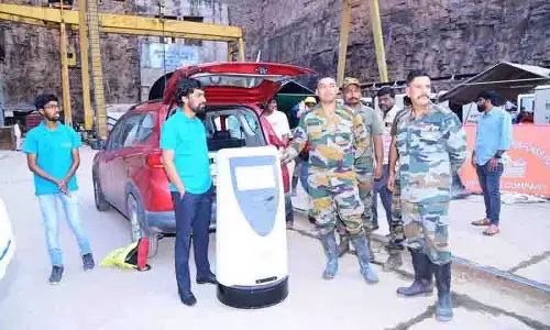 रोबोट ने SLBC सुरंग में बचाव कार्य में तेजी लाने में मदद की