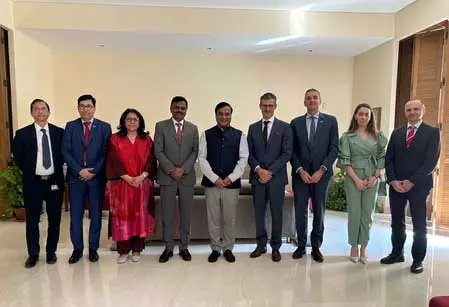 असम के मुख्यमंत्री ने यूरोपीय संघ के राजदूत हर्वे डेल्फिन से की मुलाकात असम के मुख्यमंत्री ने यूरोपीय संघ के राजदूत हर्वे डेल्फिन से की मुलाकात