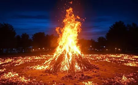 Holi: होली की अनोखी परंपरा, जहां प्रह्लाद की भक्ति में जलती आग के बीच सकुशल निकल जाता है पुजारी Holi: होली की अनोखी परंपरा, जहां प्रह्लाद की भक्ति में जलती आग के बीच सकुशल निकल जाता है पुजारी