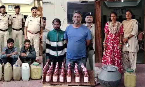 शराब परोसने वाले महिला समेत 6 आरोपी गिरफ्तार