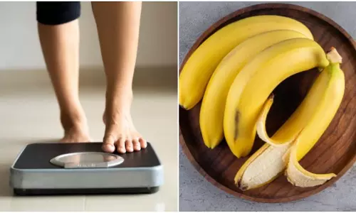 Benefits of banana : केला खाने से कितने दिनों में बढ़ेगा वजन? जानें इसके सेहतमंद फायदे! Benefits of banana : केला खाने से कितने दिनों में बढ़ेगा वजन? जानें इसके सेहतमंद फायदे!