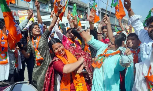 Haryana में भगवा लहर, भाजपा ने 10 में से 9 नगर निगमों पर जीत दर्ज की