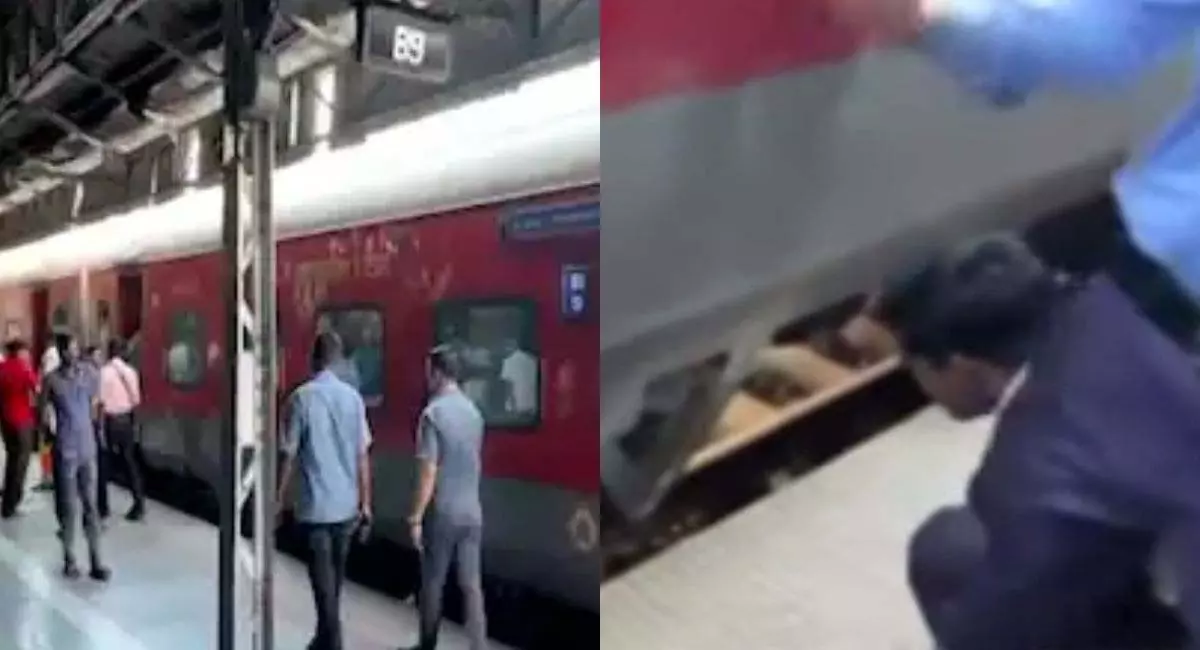 Amravati Express Fire : अमरावती एक्सप्रेस के इंजन में लगी भीषण आग, मची अफरा-तफरी Amravati Express Fire : अमरावती एक्सप्रेस के इंजन में लगी भीषण आग, मची अफरा-तफरी