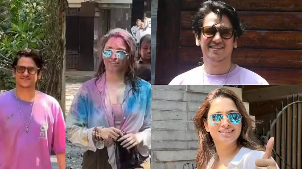 तमन्ना भाटिया और विजय वर्मा ने रवीना टंडन के घर पर मनाई होली, VIDEO तमन्ना भाटिया और विजय वर्मा ने रवीना टंडन के घर पर मनाई होली, VIDEO