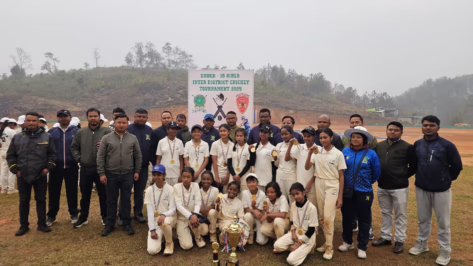Meghalaya : शिलांग क्रिकेट एसोसिएशन ने अंडर-15 बालिका अंतर-जिला खिताब जीता Meghalaya : शिलांग क्रिकेट एसोसिएशन ने अंडर-15 बालिका अंतर-जिला खिताब जीता