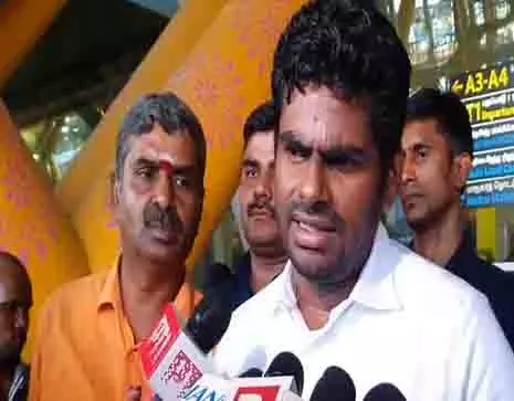कथित TASMAC घोटाले पर हंगामे के बीच अन्नामलाई ने तमिलनाडु के मंत्री सेंथिल बालाजी पर किया हमला कथित TASMAC घोटाले पर हंगामे के बीच अन्नामलाई ने तमिलनाडु के मंत्री सेंथिल बालाजी पर किया हमला