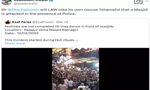 रत्नागिरी मस्जिद पर हमला, असदुद्दीन ओवैसी का बयान रत्नागिरी मस्जिद पर हमला, असदुद्दीन ओवैसी का बयान