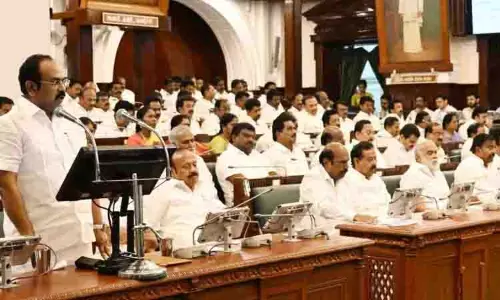DMK सरकार ने तमिलनाडु विधानसभा में 2025-26 का बजट पेश किया DMK सरकार ने तमिलनाडु विधानसभा में 2025-26 का बजट पेश किया