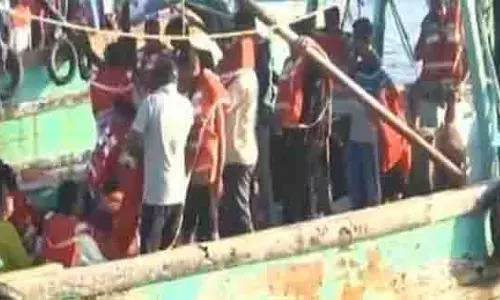 Rameswaram से 3400 से अधिक तीर्थयात्री चर्च उत्सव में भाग लेने के लिए कच्चातीवु रवाना हुए