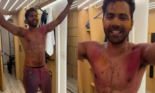वरुण धवन ने शेयर किया सनी संस्कारी की तुलसी कुमारी का होली सॉन्ग का BTS