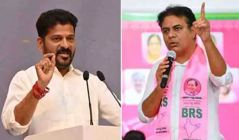 KCR पर रेवंत रेड्डी की टिप्पणी को लेकर बीआरएस ने किया वॉकआउट KCR पर रेवंत रेड्डी की टिप्पणी को लेकर बीआरएस ने किया वॉकआउट