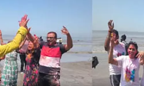 दमन में धूमधाम से मनाया गया धुलेटी पर्व