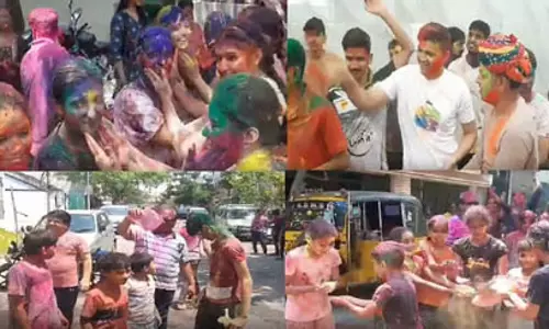 सलेम में उत्तर भारतीयों ने धूमधाम से मनाई होली