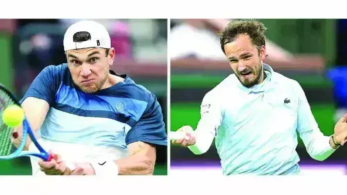 ड्रेपर ने शेल्टन को हराया, Medvedev ने इंडियन वेल्स एस.एफ. में प्रवेश किया ड्रेपर ने शेल्टन को हराया, Medvedev ने इंडियन वेल्स एस.एफ. में प्रवेश किया
