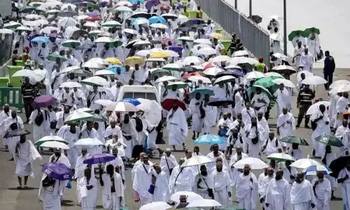 Hyderabad: हज यात्रियों के लिए रविवार को प्रशिक्षण शिविर आयोजित किया जाएगा Hyderabad: हज यात्रियों के लिए रविवार को प्रशिक्षण शिविर आयोजित किया जाएगा