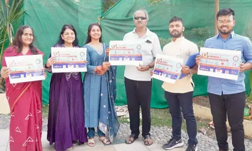 शहीद-ए-आज़म दिवस पर संवेदना-2 रक्तदान जागरूकता अभियान का पोस्टर विमोचन