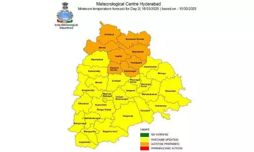Telangana के कई जिलों में आज भीषण गर्मी का प्रकोप जारी रहा