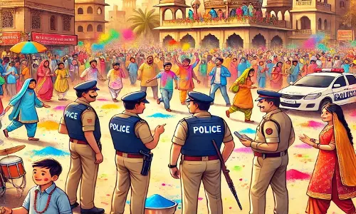 बलौदाबाजार-भाटापारा पुलिस ने होली पर सुरक्षा व्यवस्था सुनिश्चित की