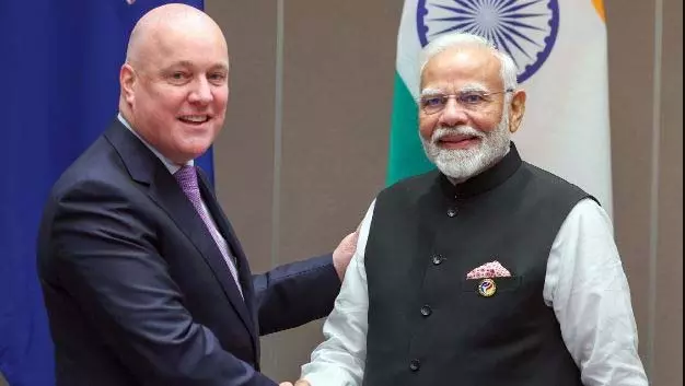New Zealand प्रधानमंत्री लक्सन पांच दिवसीय यात्रा पर भारत आगमन New Zealand प्रधानमंत्री लक्सन पांच दिवसीय यात्रा पर भारत आगमन