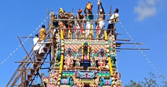 Tamil Nadu : कांचीपुरम पचैयम्मन मंदिर में महाकुंभाभिषेकम Tamil Nadu : कांचीपुरम पचैयम्मन मंदिर में महाकुंभाभिषेकम