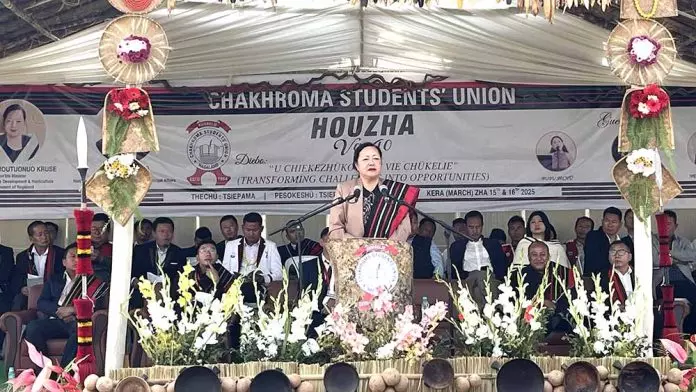Nagaland : साल्होतुओनुओ ने युवाओं से उद्यमशीलता तलाशने को कहा Nagaland : साल्होतुओनुओ ने युवाओं से उद्यमशीलता तलाशने को कहा