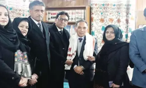 मुख्य न्यायाधीश ने Anantnag District  न्यायालय परिसर का दौरा किया