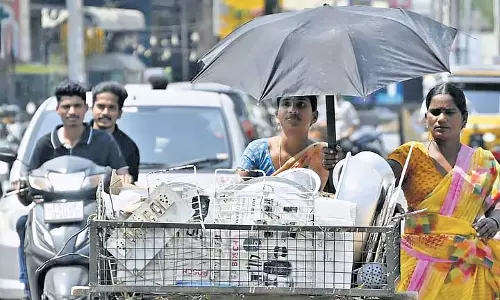 Telangana में तापमान 42 डिग्री सेल्सियस तक पहुंचा