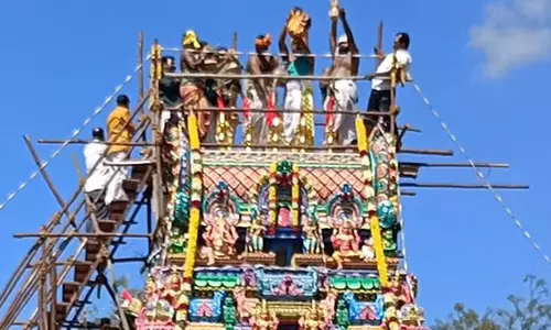 Tamil Nadu : कांचीपुरम पचैयम्मन मंदिर में महाकुंभाभिषेकम Tamil Nadu : कांचीपुरम पचैयम्मन मंदिर में महाकुंभाभिषेकम