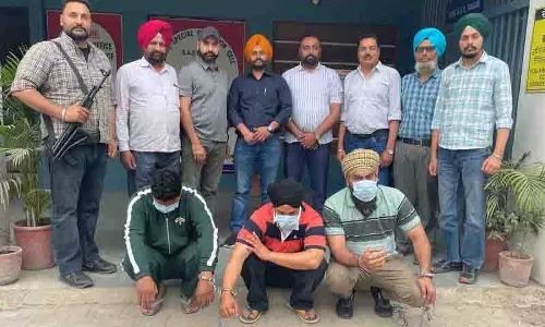 BKI के तीन कार्यकर्ता हथियार और गोलाबारूद के साथ