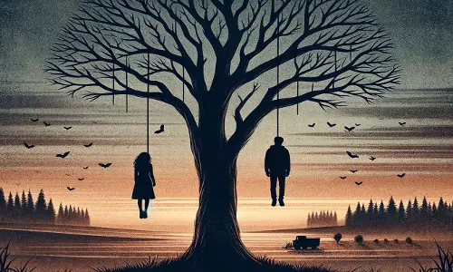 युवक-युवती के शव पेड़ से लटके मिले, प्रेम प्रसंग में सुसाइड की आशंका