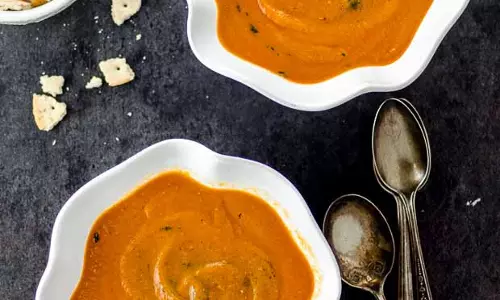 भुना हुआ बैंगन सूप रेसिपी