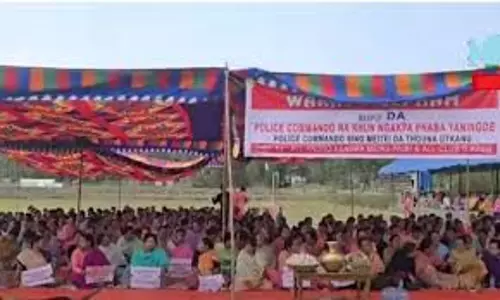 Manipur: इम्फाल ईस्ट में याओशांग उत्सव के दौरान विरोध प्रदर्शन