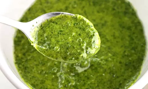 धनिया सॉस की रेसिपी