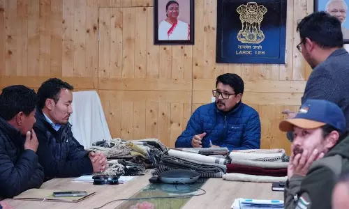 Leh हिल काउंसिल के अध्यक्ष ने चांगथांग में आजीविका पहल की समीक्षा की