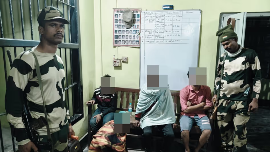 Meghalaya BSF ने सीमा अभियान में सात बांग्लादेशियों और दो भारतीयों को पकड़ा