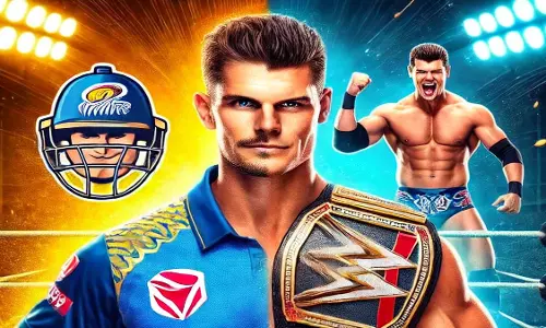 मुंबई इंडियंस के नए बल्लेबाज रयान रिकेल्टन की WWE सुपरस्टार कोडी रोड्स से तुलना मुंबई इंडियंस के नए बल्लेबाज रयान रिकेल्टन की WWE सुपरस्टार कोडी रोड्स से तुलना