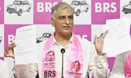 Harish ने कहा, रेवंत कृष्णा जल आवंटन पर झूठ बोल रहे Harish ने कहा, रेवंत कृष्णा जल आवंटन पर झूठ बोल रहे