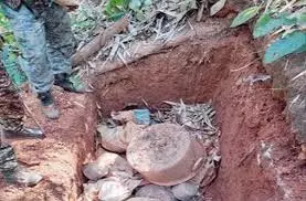 Jharkhand: नक्सली साजिश नाकाम, चाईबासा के जंगल से सुरक्षाकर्मियों ने बरामद किया IED Jharkhand: नक्सली साजिश नाकाम, चाईबासा के जंगल से सुरक्षाकर्मियों ने बरामद किया IED