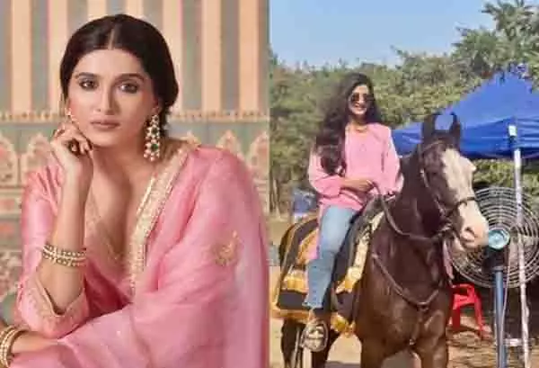 निमृत कौर अहलूवालिया ने Shaunki Sardar की तैयारी के लिए घुड़सवारी सीखी निमृत कौर अहलूवालिया ने Shaunki Sardar की तैयारी के लिए घुड़सवारी सीखी