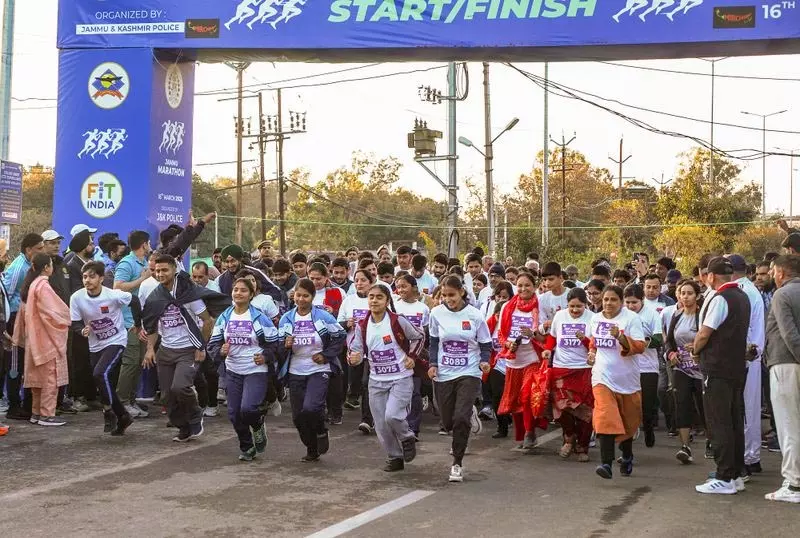 Jammu मैराथन में 3,000 से अधिक एथलीट भाग लेंगे Jammu मैराथन में 3,000 से अधिक एथलीट भाग लेंगे