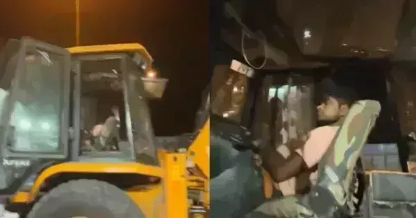 Mumbai: एक जेसीबी ने सड़क किनारे सो रहे व्यक्ति को कुचला Mumbai: एक जेसीबी ने सड़क किनारे सो रहे व्यक्ति को कुचला
