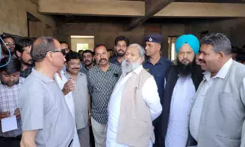 विज ने NCDC भवन के निर्माण कार्य का निरीक्षण किया