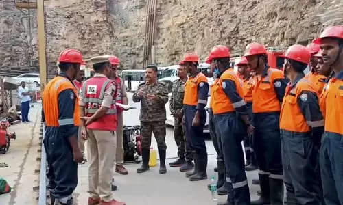 Telangana सुरंग ढहने से सात लापता लोगों की तलाश के लिए खोज अभियान जारी