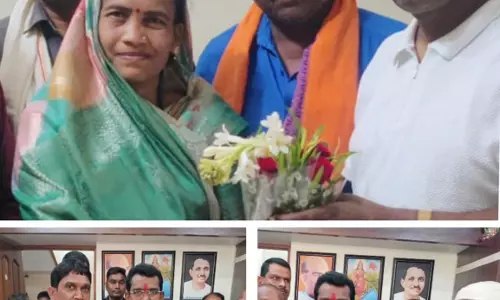 नवनिर्वाचित जनपद अध्यक्ष और कार्यकर्ताओं ने विधायक रोहित साहू से की मुलाकात