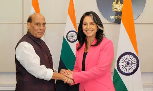 खालिस्तानी आतंकी पन्नू पर अमेरिका कसेगा शिकंजा? ट्रंप की इंटेलिजेंस चीफ से राजनाथ सिंह की हुई मुलाकात खालिस्तानी आतंकी पन्नू पर अमेरिका कसेगा शिकंजा? ट्रंप की इंटेलिजेंस चीफ से राजनाथ सिंह की हुई मुलाकात