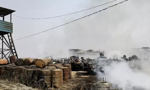 कोतरा विद्युत सब स्टेशन के वेयरहाउस में लगी भीषण आग पर कुछ घंटों में ही पाया काबू