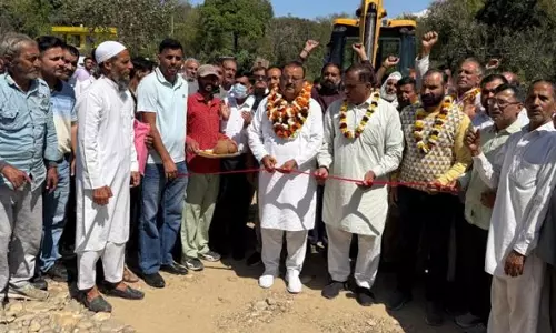 MLA Ganga ने पुरमंडल में वेंटेड कॉजवे का कार्य शुरू MLA Ganga ने पुरमंडल में वेंटेड कॉजवे का कार्य शुरू