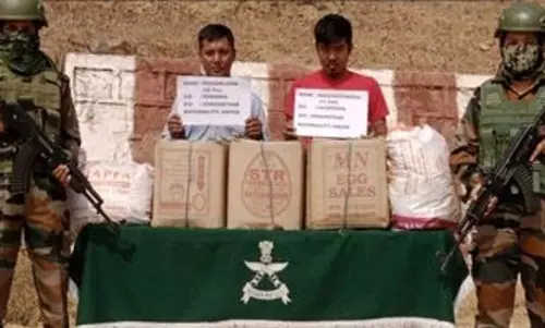 Mizoram में 64 लाख रुपये मूल्य के भारतीय पैंगोलिन के तराजू जब्त Mizoram में 64 लाख रुपये मूल्य के भारतीय पैंगोलिन के तराजू जब्त