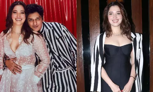 ब्रेकअप की अफवाहों के बीच तमन्ना भाटिया ने पहना विजय वर्मा का कोट